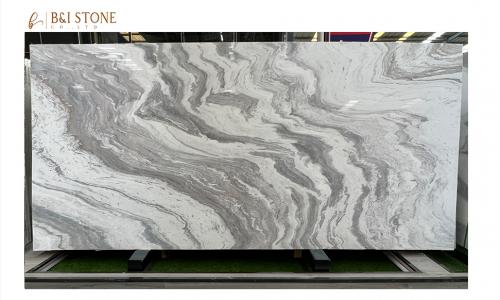 Cloudy White Marble