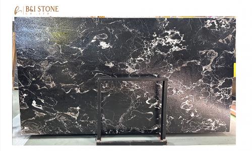 fancy black marble